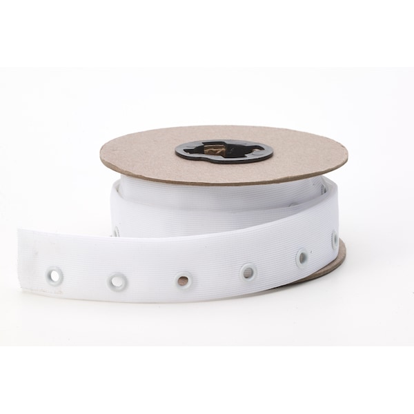 Pearl Eyelet Side Seam Lacing Tape, 6 yd., White, Nylon tricot, 4 L, 4 W 7210-0000-6 - main