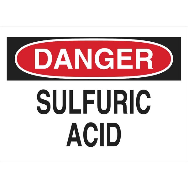 Brady Danger Sign, 14 in H, 20 in W, Fiberglass, Rectangle, English, 72587 72587 - main