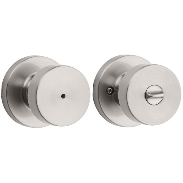 Kwikset Pismo Knob w/Round Rose Privacy Lock w/6 97300-933 - main