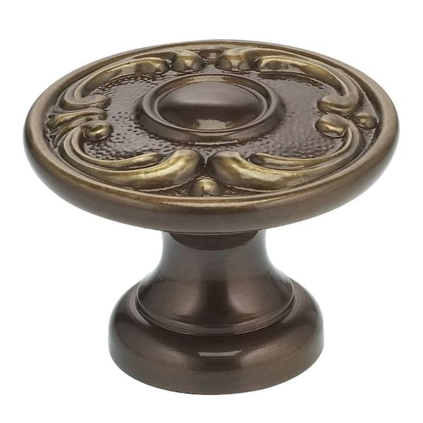Omnia Ornate Cabinet Knob Shaded Bronze 1-5/16" 7420/33.SB - main