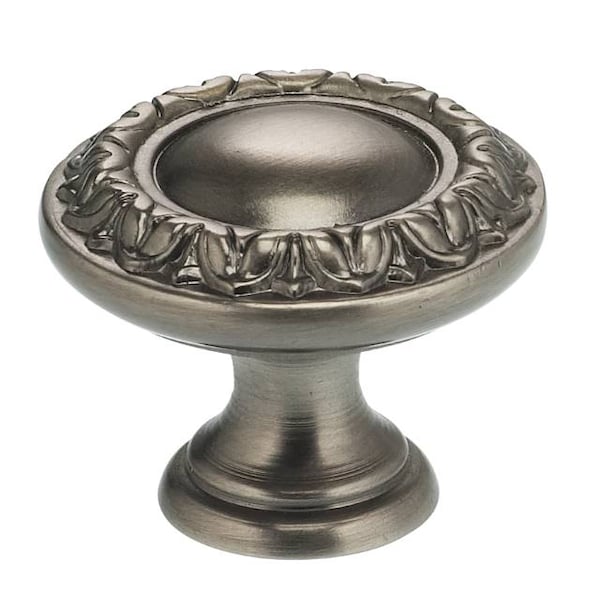 Omnia Ornate Cabinet Knob Antique Nickel 1-3/16" 7436/30.15A - main