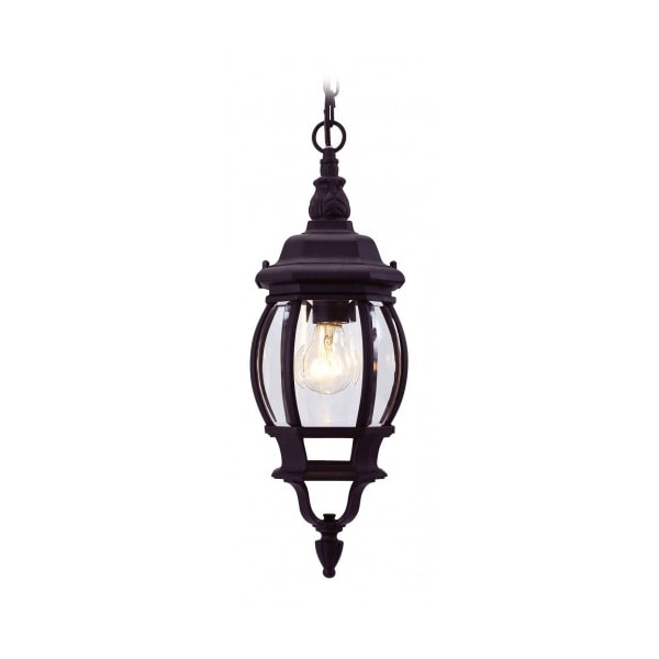Livex Lighting Textured BlackOutdoor Pendant Lantern, 1 7523-14 - main