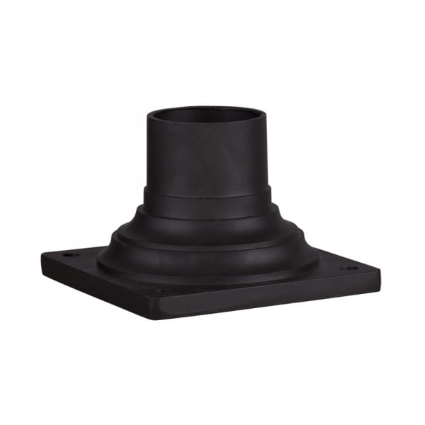 Livex Lighting Textured Black Outdoor Pier Mount Adapte 7586-14 - main