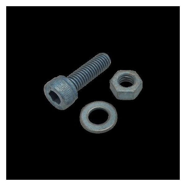 80/20 M5-0.80 Socket Head Cap Screw, Blue Zinc Plated Steel, 16 mm Length 75-3400