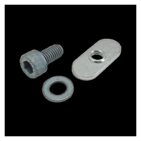 80/20 M6-1.00 Socket Head Cap Screw, Blue Zinc Plated Steel, 12 mm Length 75-3419 - main