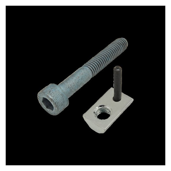 80/20 M6-1.00 Socket Head Cap Screw, Blue Zinc Plated Steel, 40 mm Length 75-3449 - main