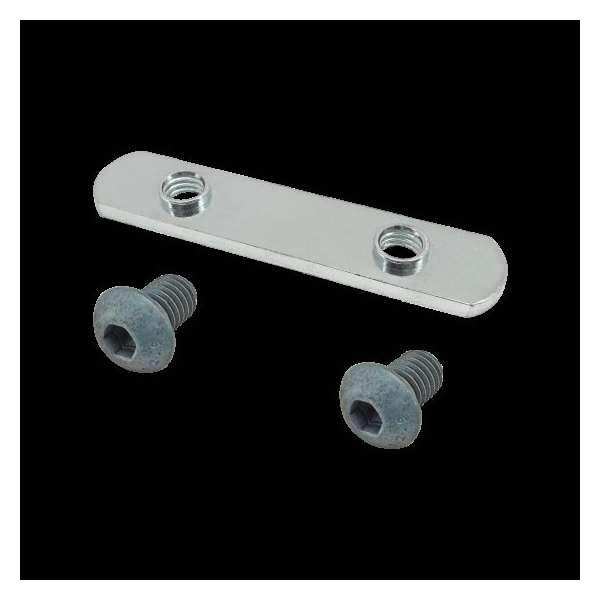 80/20 M8-1.25 Socket Head Cap Screw, Button, Blue Zinc Plated Steel, 12 mm Length 75-3512 - main