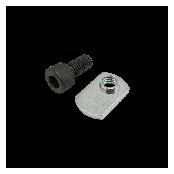 80/20 M8-1.25 Socket Head Cap Screw, Black Zinc Plated Steel, 16 mm Length 75-3621 - main