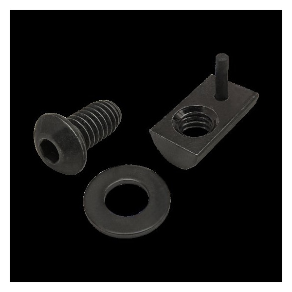 80/20 5/16"-18 Socket Head Cap Screw, Button, Black Zinc Plated Steel, 5/8 in Length 75-3833 - main