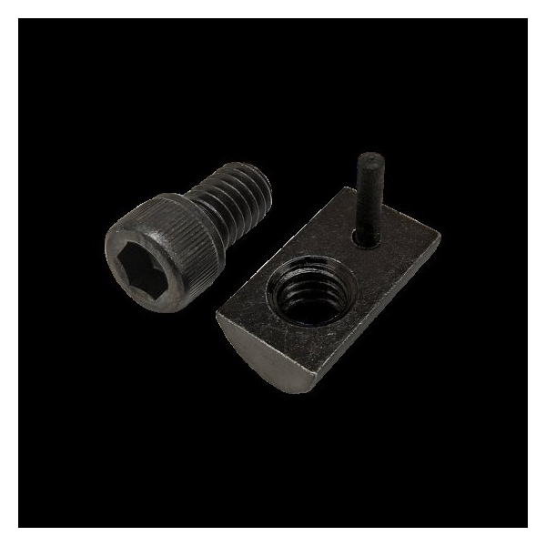 80/20 5/16"-18 Socket Head Cap Screw, Black Zinc Plated Steel, 1/2 in Length 75-3839