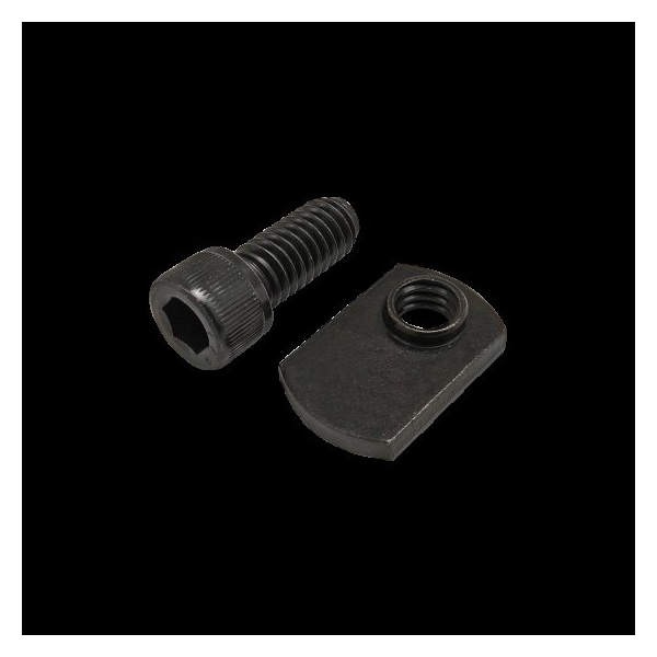 80/20 5/16"-18 Socket Head Cap Screw, Black Zinc Plated Steel, 3/4 in Length 75-3842 - main