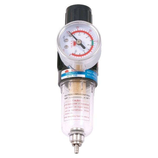 Hhip 1/8 NPT Integral Filter/Regulator 1 Piece Unit With Drain (Clear) 7600-1760 - main