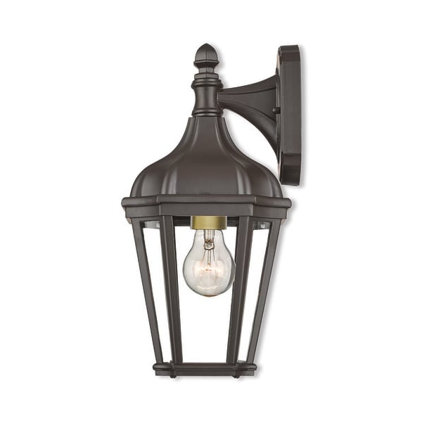 Livex Lighting Morgan 1 Light Bronze Outdoor Wall Lantern 76181-07 - main