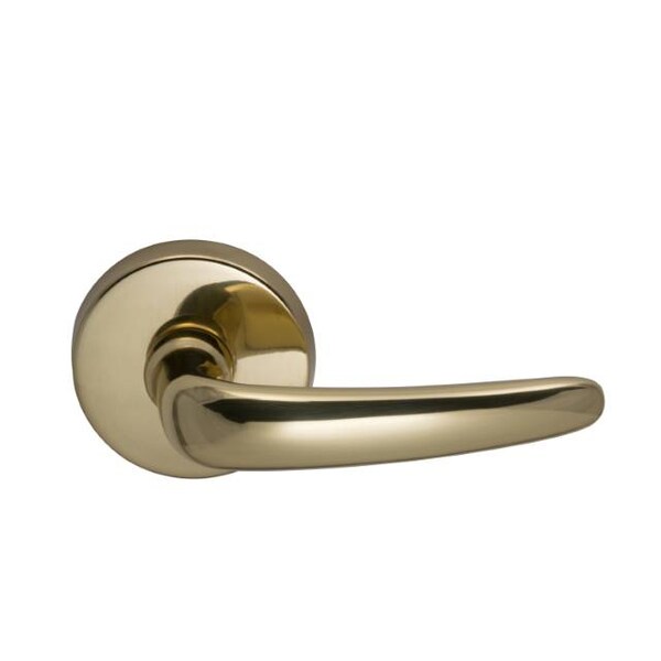 Omnia Lever Pass 2-3/8" BS Full Lip 1-3/8" Doors Bright Brass 762 762/00F.PA1