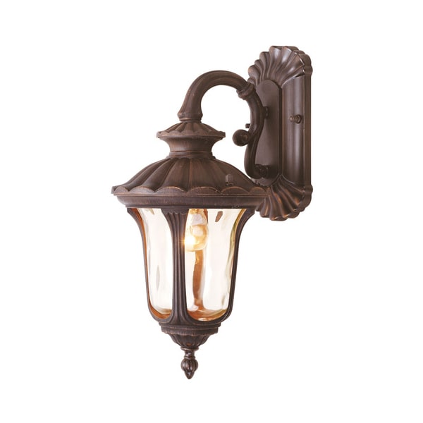 Livex Lighting Oxford 1 Light Imperial Bronze Outdoor Wall Lantern 7651-58 - main