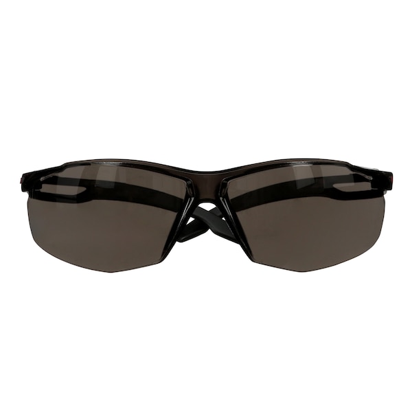 3M SecureFit(TM) 500, Safety Glasses, Scotchgard Anti-Fog & Anti-Scratch, Gray Lens, Black Frame SF502SGAF-BLK - main