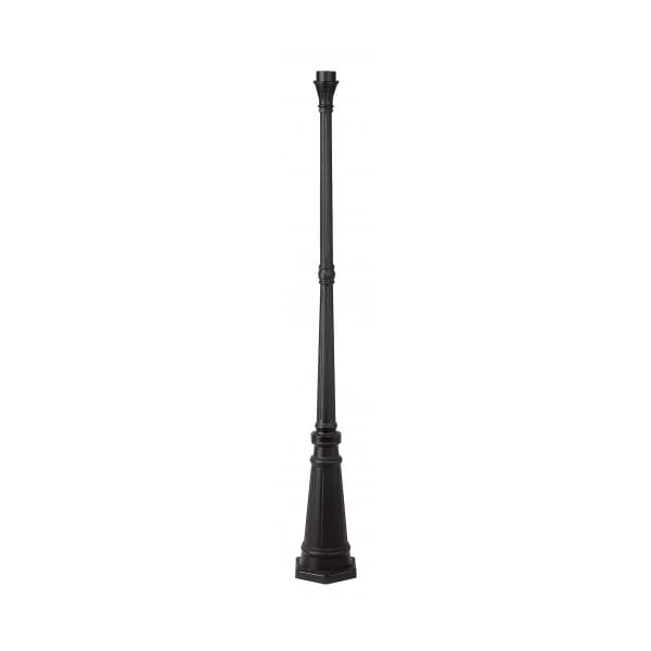 Livex Lighting Textured Black Outdoor Lamp Post 7709-14 - main