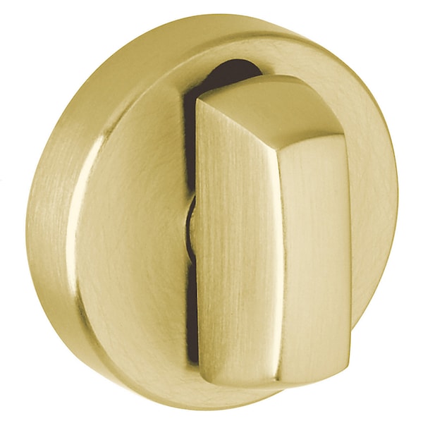 Baldwin Round Satin Brass with Brown Turns Satin Brass with Brown 6760.060 - main
