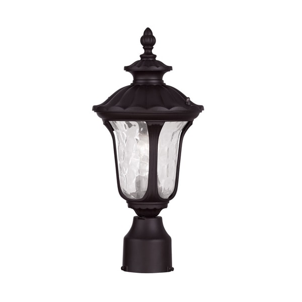 Livex Lighting Oxford 1 Light Bronze Outdoor Post Top L 7848-07 - main