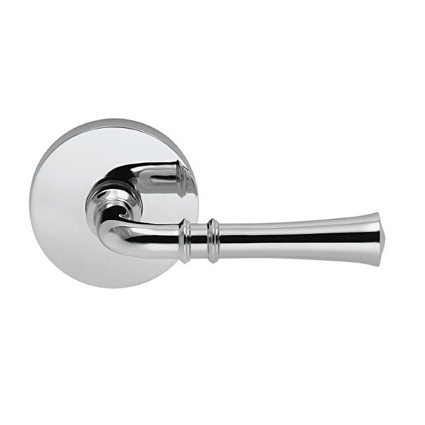 Omnia Lever Modern Rose Pass Lever 2-3/4" BS T Strike Bright Chrome 785 785MD/234T.PA26