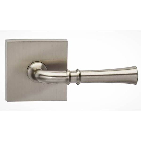 Omnia LVR Square Rose Pass LVR 2-3/8" BS Full Lip Satin Nickel 785 785SQ/238F.PA15