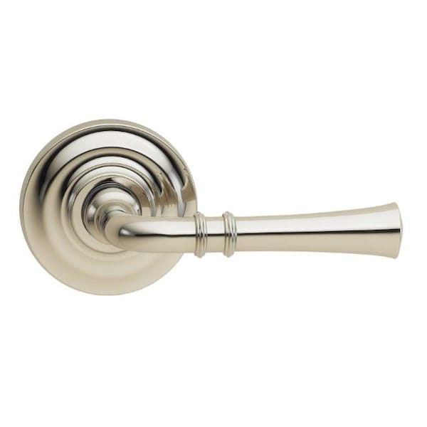 Omnia Lever Traditional Rose Pass Lever 2-3/8" BS T Strike Bright Nickel 785 785TD/238T.PA14