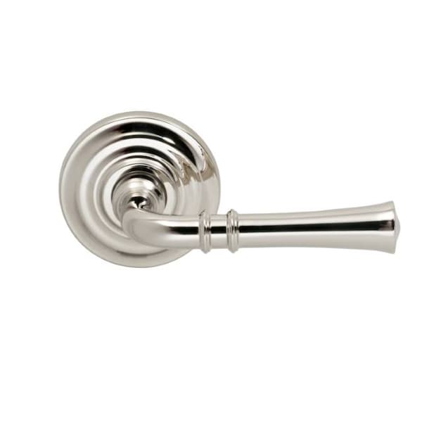 Omnia Lever Traditional Rose Priv Lever 2-3/8" BS T Strike Bright Nickel 785 785TD/238T.PR14