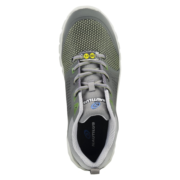 Nautilus Footwear - Men’s Safety Shoes N1311 Zephyr ESD Nautilus Safety Footwear Mens Zephyr Gray Slip Resistant ESD  main image 3