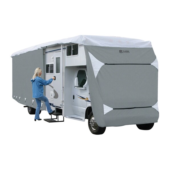 Classic Accessories Class C RV Cover, 26 ft.-29 ft. RVs Grey 79463 - main