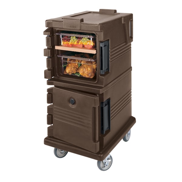 Cambro Food Transport Cart, SideLoad, Dark Brown EAUPC600131 Zoro