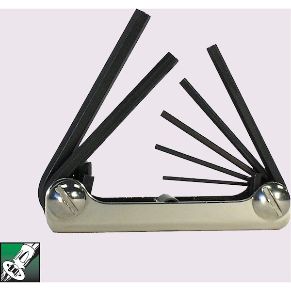 Eklind 7 Piece Torx? Fold-Up Torx? Key Set, 22571 22571 | Zoro
