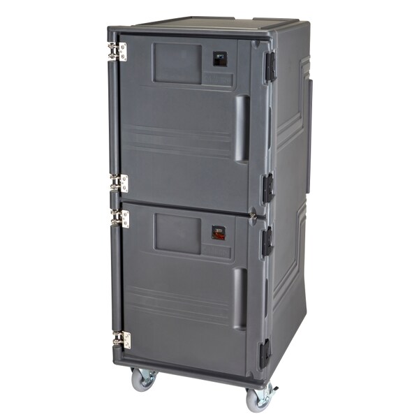 Cambro Food Transport Cart, Charcoal Gray EAPCUCH2SP615 Zoro