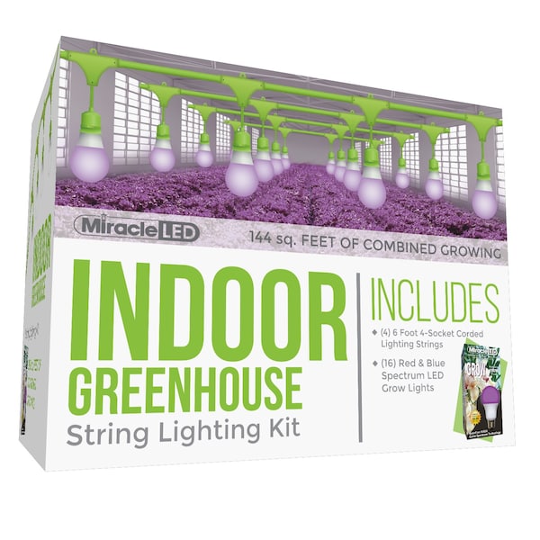 Miracle Led Ultra Grow 4-Socket Corded LED Grow Ligh 601168 - main