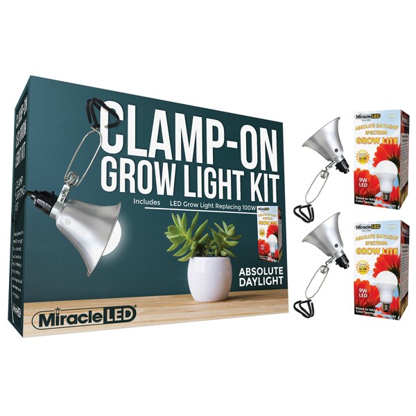 Miracle Led Absolute DayLght LED Clamp-On Grow, PK2 601298 - main