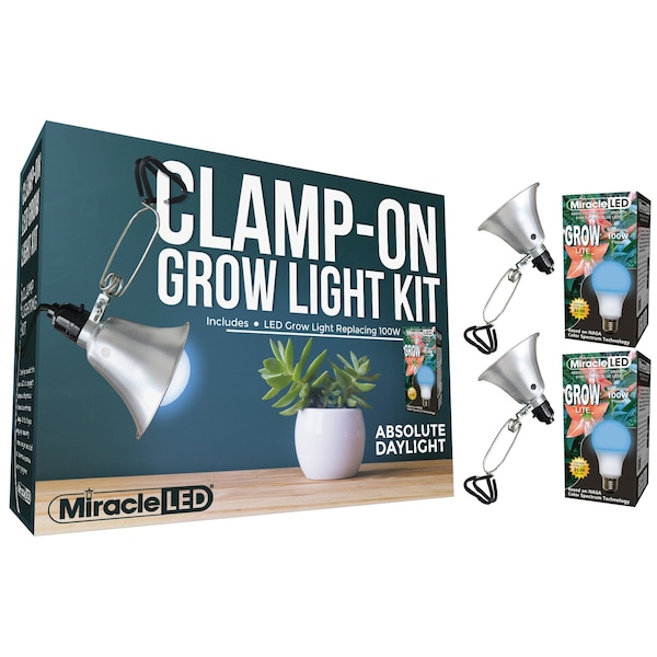 Miracle Led Absolute DayLght LED Clamp-On Grow, PK2 601304 - main