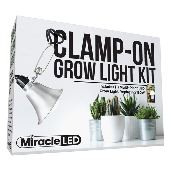 Miracle Led Wide Angle LED Clamp-On Grow Light Kit w 601309 - main