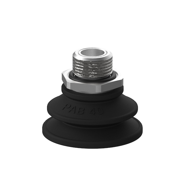 Piab Vacuum Cup, Nitrile/PVC, 40 mm dia., PK5 S.PAB40NP60.XXX.00 - main