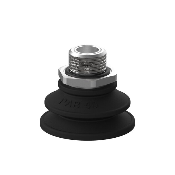 Piab Vacuum Cup, Nitrile/PVC, 40 mm dia., PK5 S.PAB40NP60.G38M.01 - main