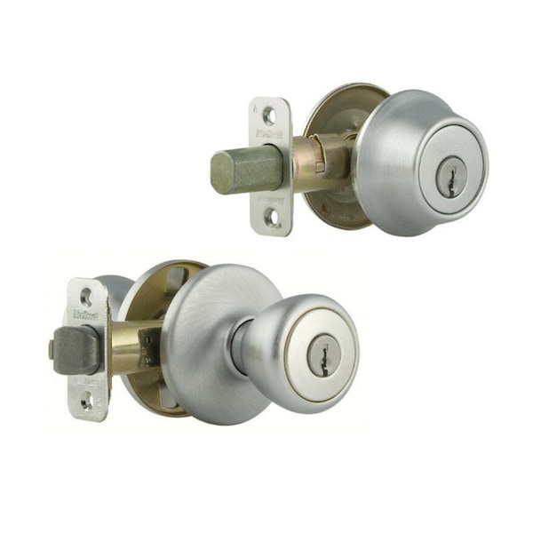 Kwikset Clear Pack Combo Tylo ENTR SGL CYL DBOLT 96900-252