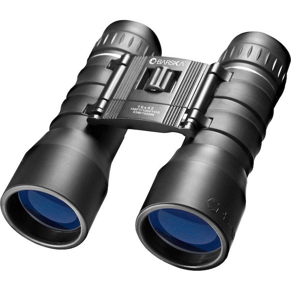 Barska General Binoculars, 16x Magnification, Roof Prism, 188 ft at 1000 yd Field of View AB11366 - main