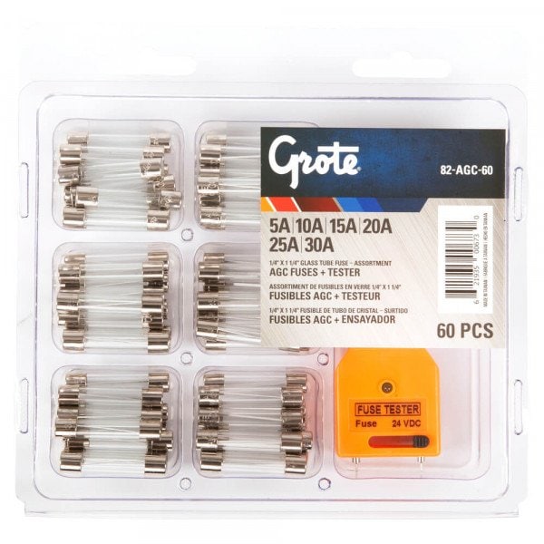 Grote Glass Fuse, Agc Assortment 82-AGC-60 - main