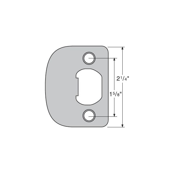 Kwikset UL Radius Corner Full Lip Strike 83031-004 - main