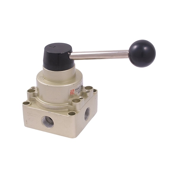 Hhip 4-Way Hand Operated Rotary Disc Type Valve With 3/8 NPT Inlet 8401-0255 - main