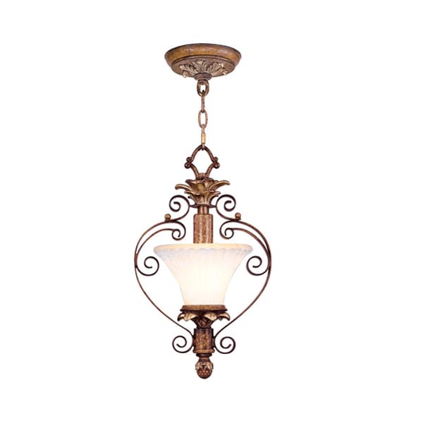 Livex Lighting 5026-01 Legacy 6-Light Chain Hang Antique Brass Livex Lighting 5026-01 Legacy 6-Light Chain Hang Antique Brass