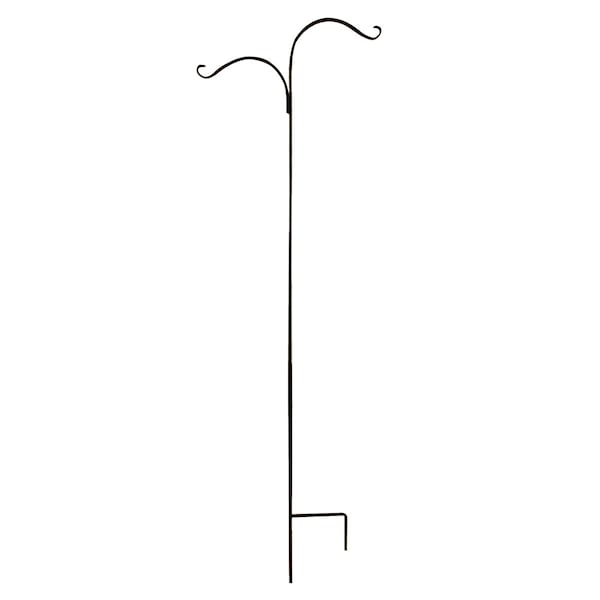 Gilbert & Bennett Forged Crook, Double, Black Square Rod, 84" 844545A - main