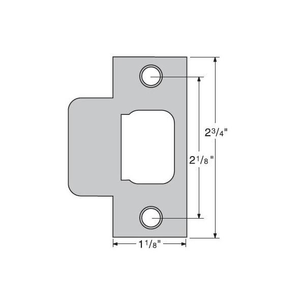 Kwikset Deadbolt T Strike Satin Nickel 84632-005 - main
