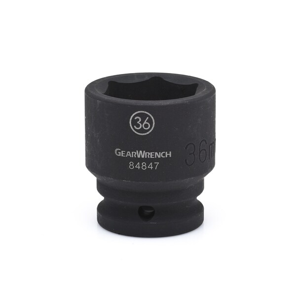 thumbnail image 2 of GEARWRENCH 1/4 Drive 8mm 6-Point Impact Metric Socket - Chrome Molybdenum Steel 84117 2 of 9