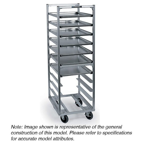 Lakeside Aluminum Roll-In Cooler Rack - Holds (18) Pans w/3" Spacing 8529 - main
