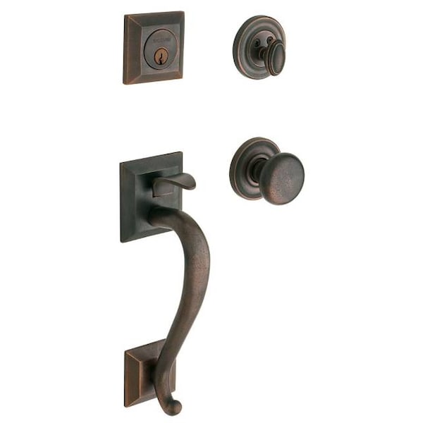 Baldwin Full Dummy Handlesets Distressed Oil Rubbed Bronze 85320.402.FD - main