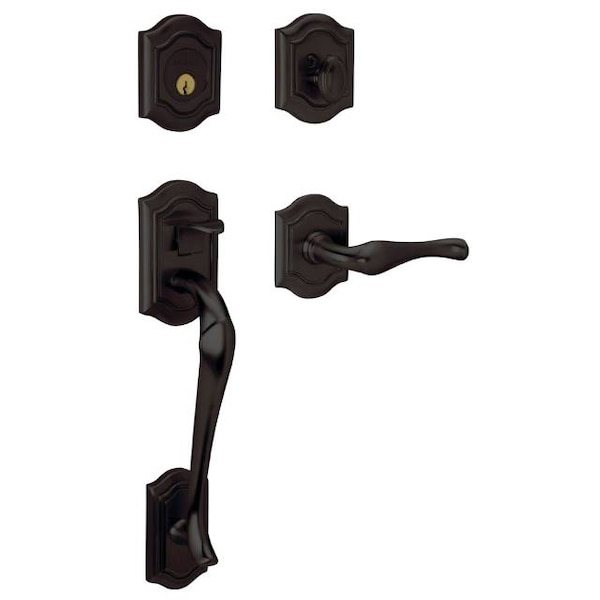 Baldwin Entry Handlesets Oil Rubbed Bronze 85327.102.LENT - main